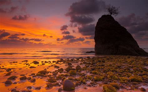 Batu Luang Beach Sabah Borneo Malaysia Sunset Landscape Photography