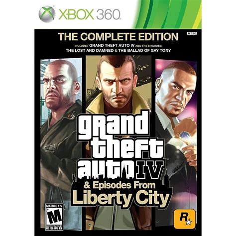 Grand Theft Auto Iv E Liberty Complete Xbox 360 MÍdia FÍsica Original