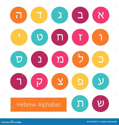 Hebrew Alphabet Stock Vector Illustration Of Gimel Kabbala 58128810