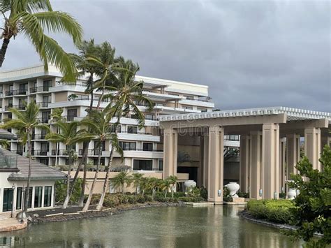 Hilton Waikoloa Village Resort On Big Island In Hawaii Stock Image