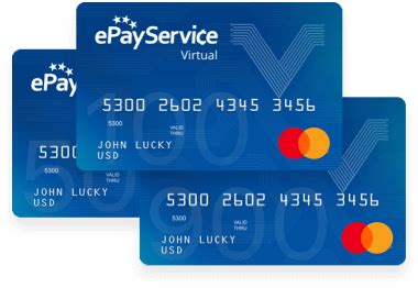 It is a contactless and touchless credit card. ePayService - Virtual Cards