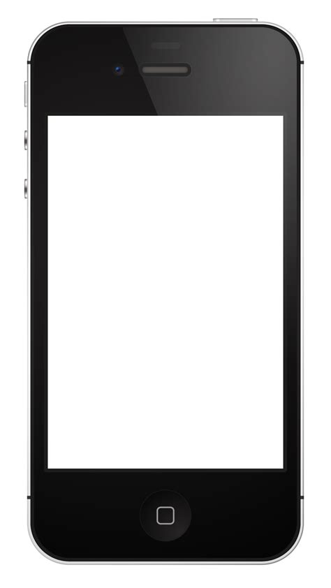 Dribbble - iphone4s-black-template-detailed.png by Samo Korošec png image
