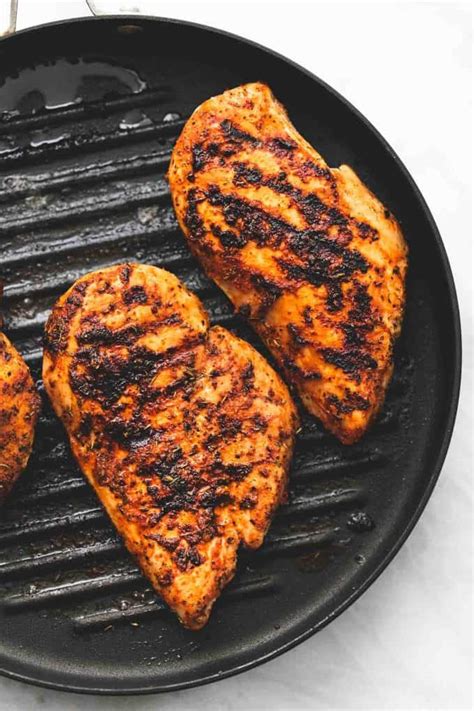 Move chicken to the cooler side of grill, skin side up, and brush liberally with bbq sauce. Simple Grilled Chicken Dry Rub | Creme De La Crumb