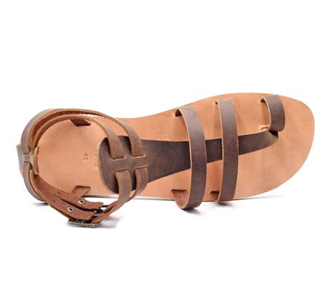 buy men gladiator handmade leather sandals greek roman all sizes fascination online at lowest