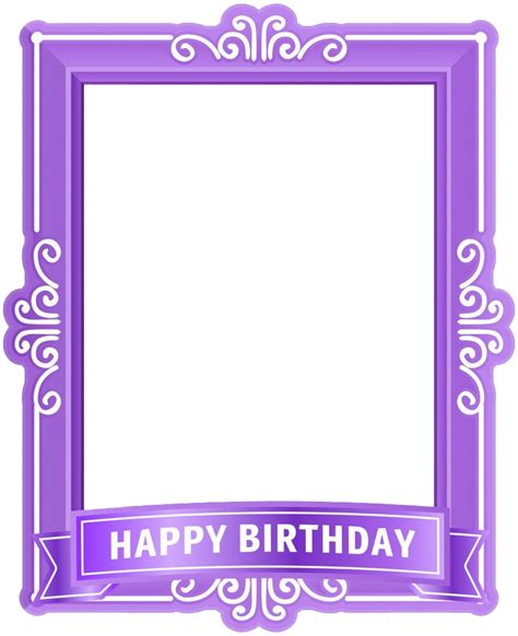 Happy Birthday Frame Png Photo Png Mart