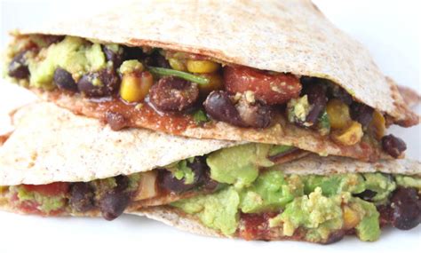 Vegan Black Bean And Avocado Quesadillas Recipe Simply Plant Based Kitchen