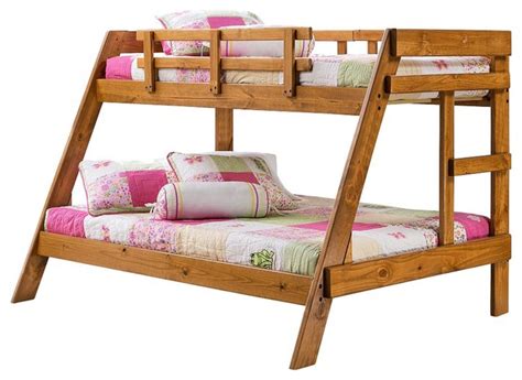 Heartland Twin Over Full Wooden Bunkbed Traditional Bunk Beds By