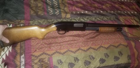 My home defense shotgun. Winchester 120 ranger with a cut down field ...