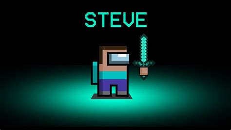 Steve Impostor In Among Us Minecraft Animation Youtube