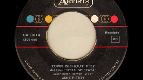 Hit Parade Gene Pitney Town Without Pity Youtube