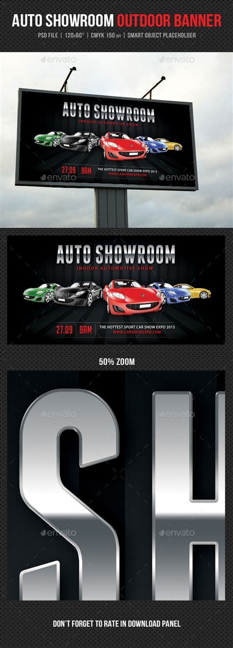 Auto Showroom Outdoor Banner 04 By Rapidgraf Graphicriver