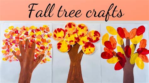 3 Easy Autumn Tree Crafts For Kids 🍁🍂 Autumnfall Craft Ideas 🍁🍂