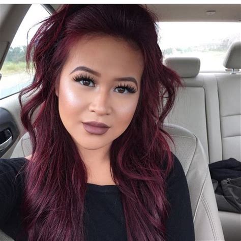 Best Burgundy Hair Color And Designs For Fall Season Burgundy Hair