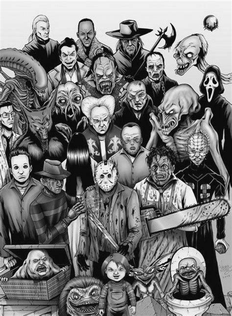 All The Scary Guys Classic Horror Movies Iconic Movies Arte Horror