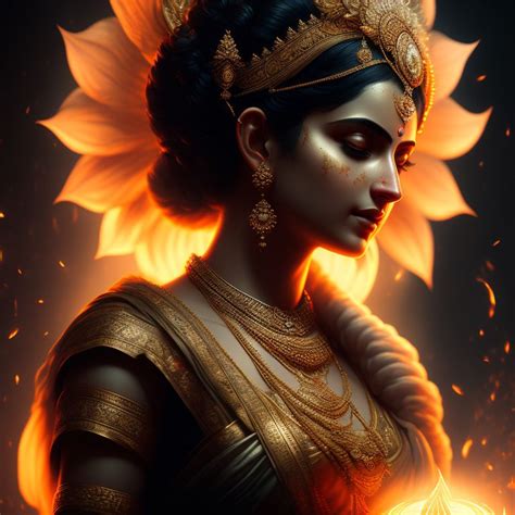 Earntpi Goddess Lakshmi Radiating Abundance