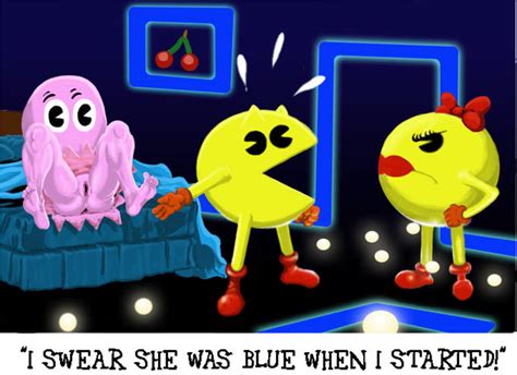 Rule 34 Lipstick Morning Squirtz Ms Pac Man Namco Pac Man Pac Man Series Pinky Pac Man