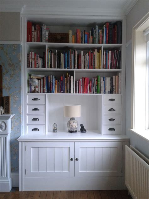 If your bedroom's design includes an alcove then use that space to make a focal point in your bedroom or a place that can function as a separate area. alcove cupboard with drawers | Alcove ideas living room ...
