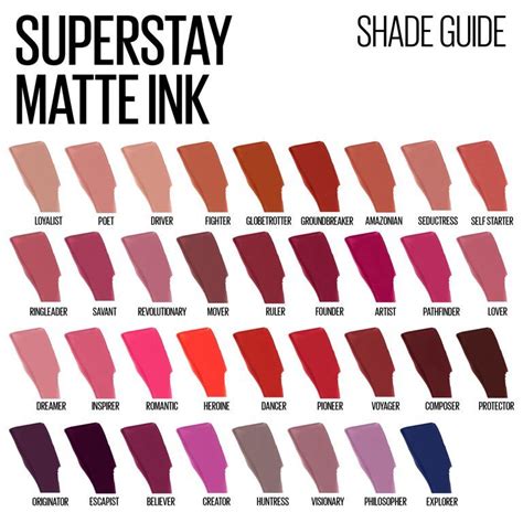 Maybelline Super Stay Matte Ink Liquid Lipstick Lip Makeup Pioneer 017 Fl Oz