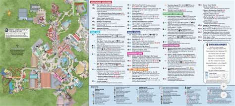 Disneys Hollywood Studios Map Walt Disney World Wdw Kingdom