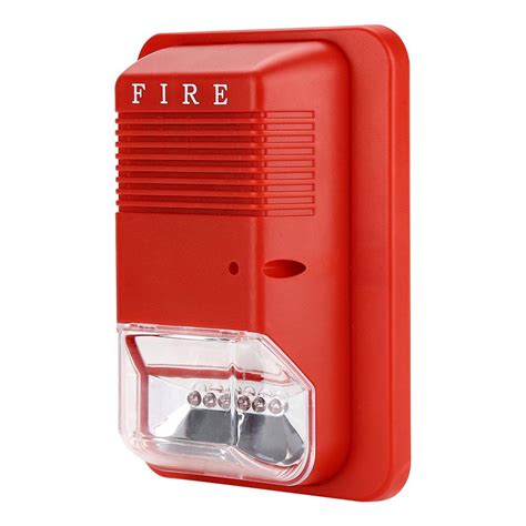LAFGUR Fire Alarm Warning Strobe Light Fire Alarm, High Quality ABS ...