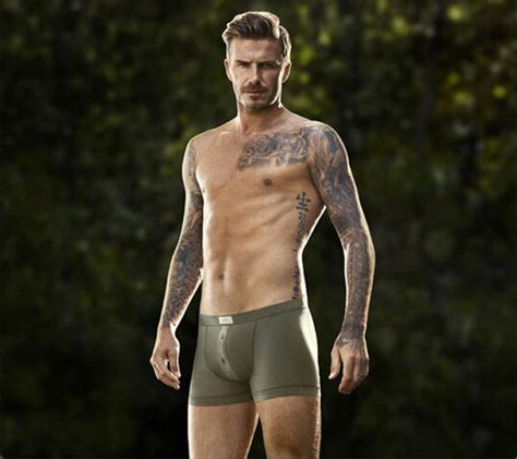 Still Sexy David Beckham Strips For Latest H M Advert Celebrity News