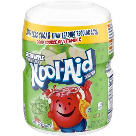 Kool Aid Green Apple Powdered Drink Mix 195 Oz Kroger