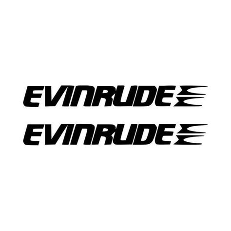 Buy Evinrude Outboard Motors Logo Vinyl Decal Sticker Online