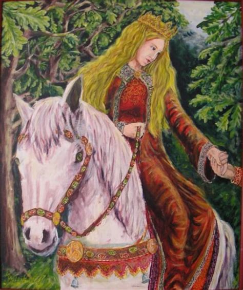 Niamh Of The Golden Hair By Draiodoir Image Symbols Celtic Legends