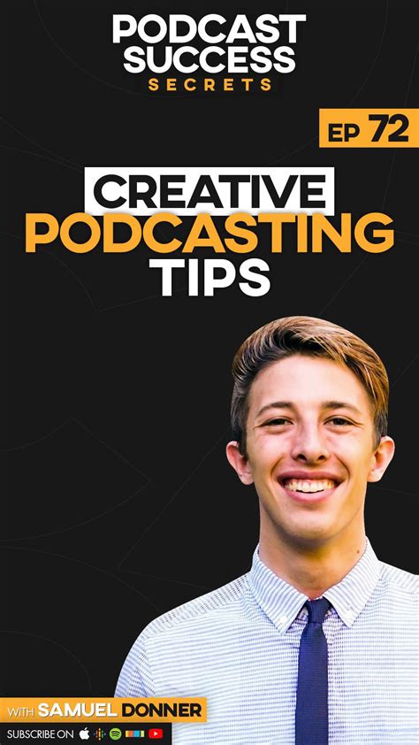 Creative Podcasting Tips Podcast Tips Podcasts Podcast Advertising