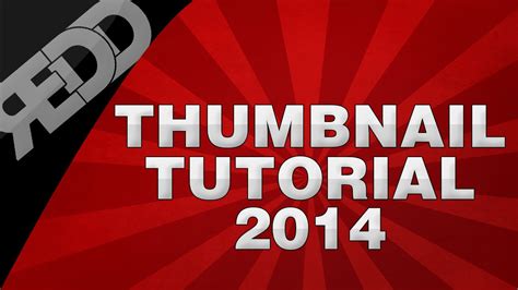 How To Make A Simple Yt Thumbnail 2014 Photoshop Tutorial Youtube