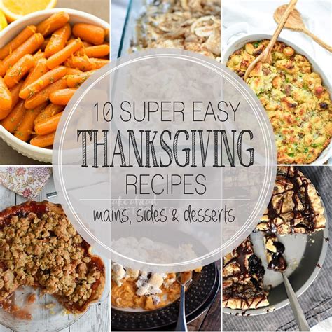 Easy Thanksgiving Recipes Mom Makes Dinner