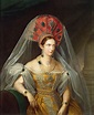 Alexandra Fedorovna in yellow Russian dress (1836, A ...