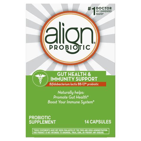 Align Probiotics Supplement Capsules Gut Health And Immunity 14 Ct