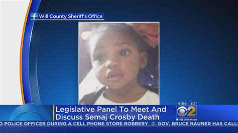 state lawmakers to question dcfs officials on semaj crosby s death youtube