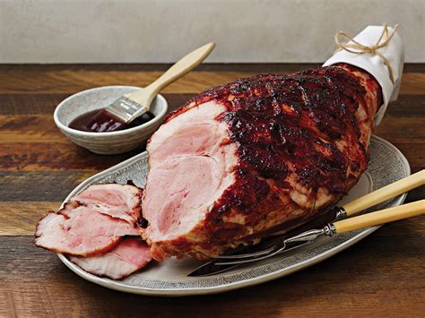 Baked Ham With Quince Glaze Recipe Maggie Beer