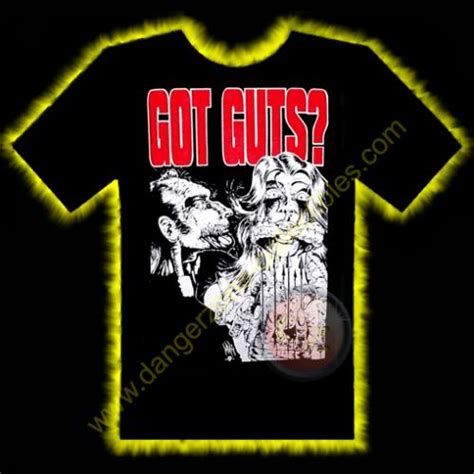 Got Guts Horror T Shirt By Rotten Cotton Medium Dangerzone