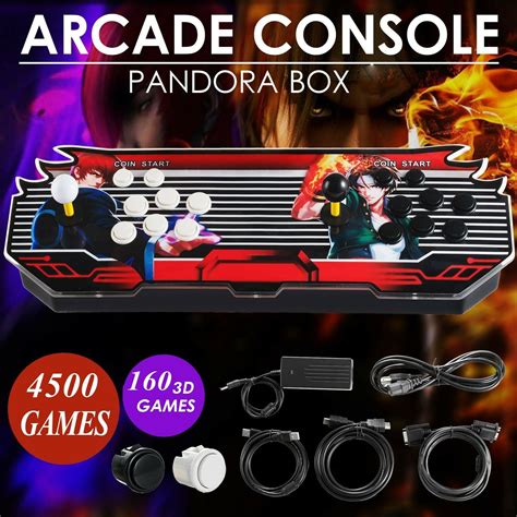3d Pandora Box 4500 Games In 1 Retro Video Game Double Stick Arcade