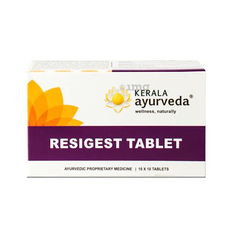 Kerala Ayurveda Resigest Tablet Buy Packet Of 100 Tablets At Best