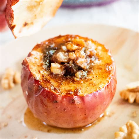 stuffed baked apples with walnuts [ video] masala herb