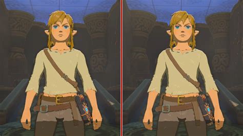 Zelda Breath Of The Wild Comparaison Graphique Wii U Nintendo Switch