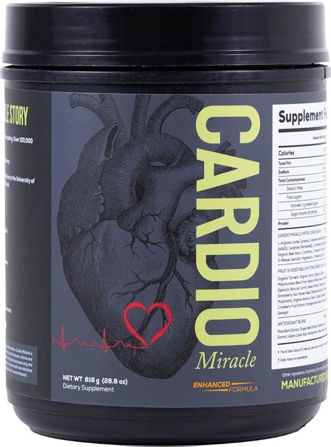 Cardio Miracle Tm The Complete Nitric Oxide Solution Nutritional