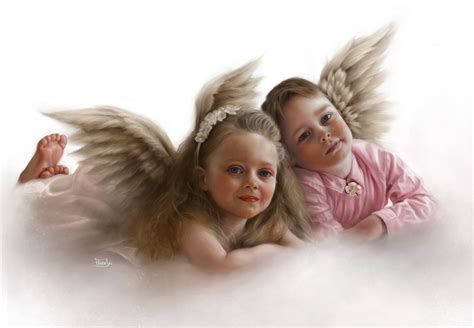 Two Little Angels By Elena Sai