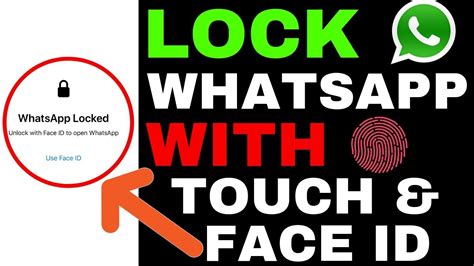 Whatsapp Fingerprint Lock Whatsapp Lock Iphone Whatsapp Lock Youtube