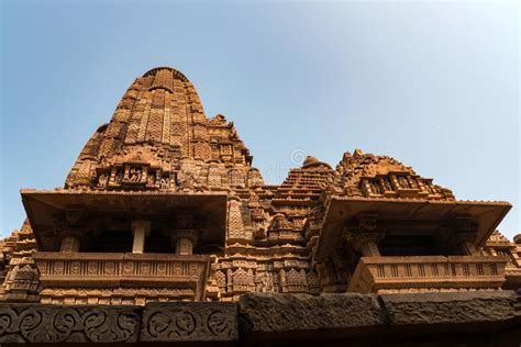 View Of Lakshmana Temple In Khajuraho India Stock Image Image Of