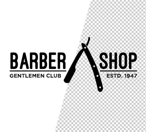 Free Vintage Barber Shop Logo Templates Psd Freebies Graphic