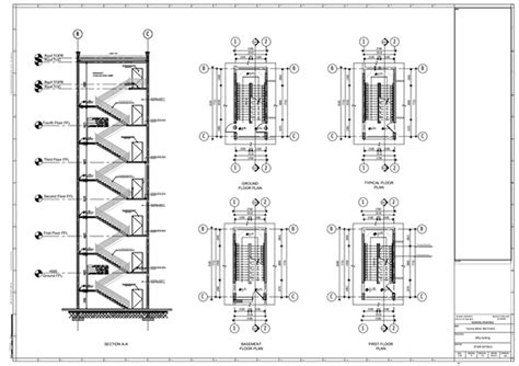 Office Building Working Drawings Behance