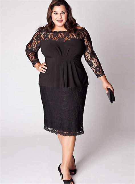 Fall Cocktail Plus Size Dresses 2019 Pluslookeu Collection