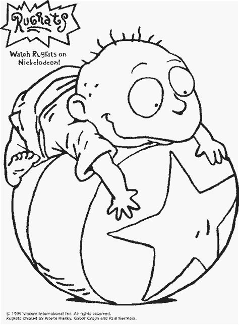Rugrats Tommy Coloring Pages