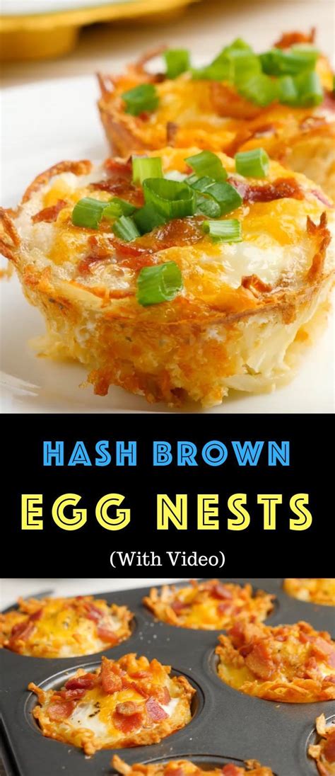 Hash brown egg nests are easy to make. Hash Brown Egg Nests are a delicious breakfast or brunch ...