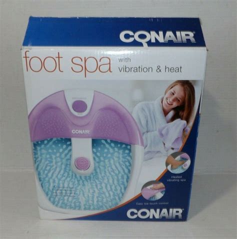 conair foot spa w vibration and heat in box model fb3 ebay